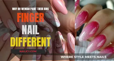 The Mystery of Women's Ring Finger Nail Painting