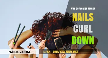 Women's Fingernails: Why They Curl Downward