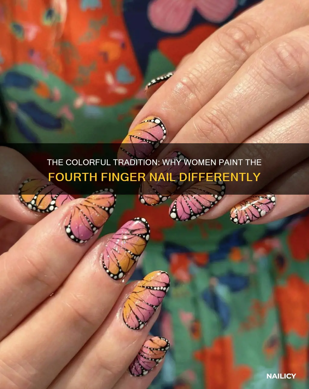 why do women paint fourth finger nail different