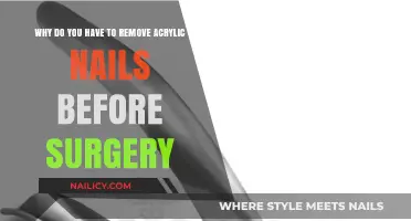 Acrylic Nails: Pre-Surgery Removal is Essential
