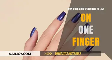 Why Arin's Single Finger Nail Polish Sparks Curiosity and Conversation