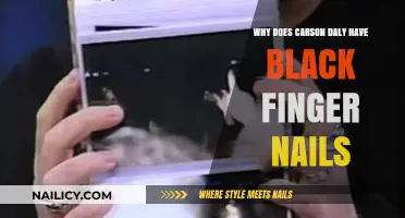 Carson Daly's Black Fingernails: A Mystery or Fashion Statement?