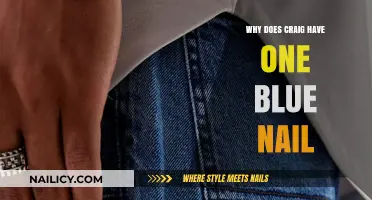 Why Craig's One Blue Nail Sparks Curiosity and Conversation