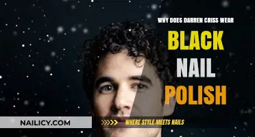 Darren Criss' Black Nail Polish: Unraveling the Meaning Behind the Trend