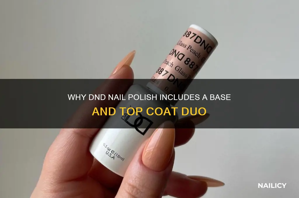 why does dnd nail polish come with two