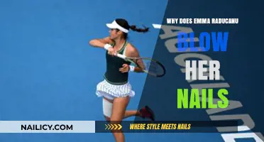 Emma Raducanu's Nail Blowing Habit: Reasons and Significance