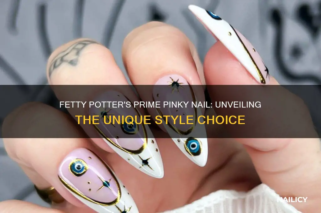 why does fetty potter have pime pinky nail