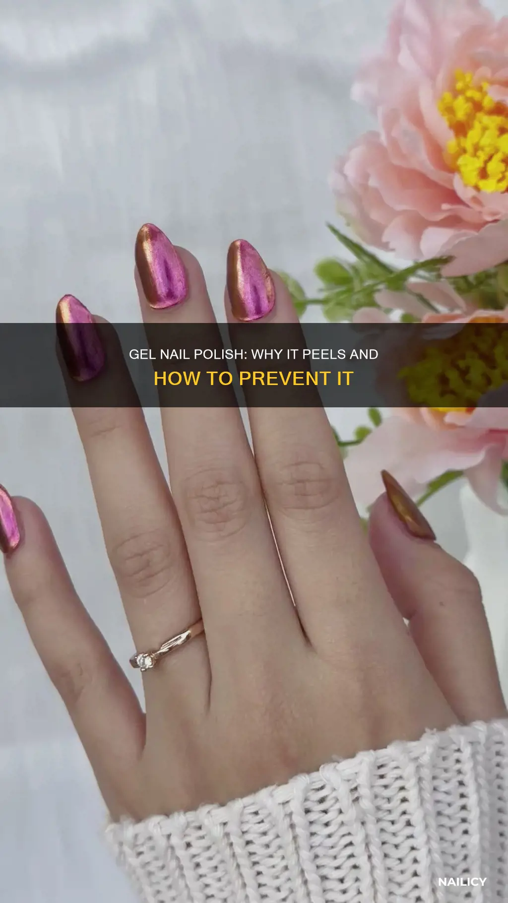 why does gel nail polish peal off