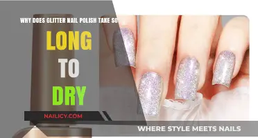Why Glitter Nail Polish Dries Slowly: Unraveling the Sparkly Mystery