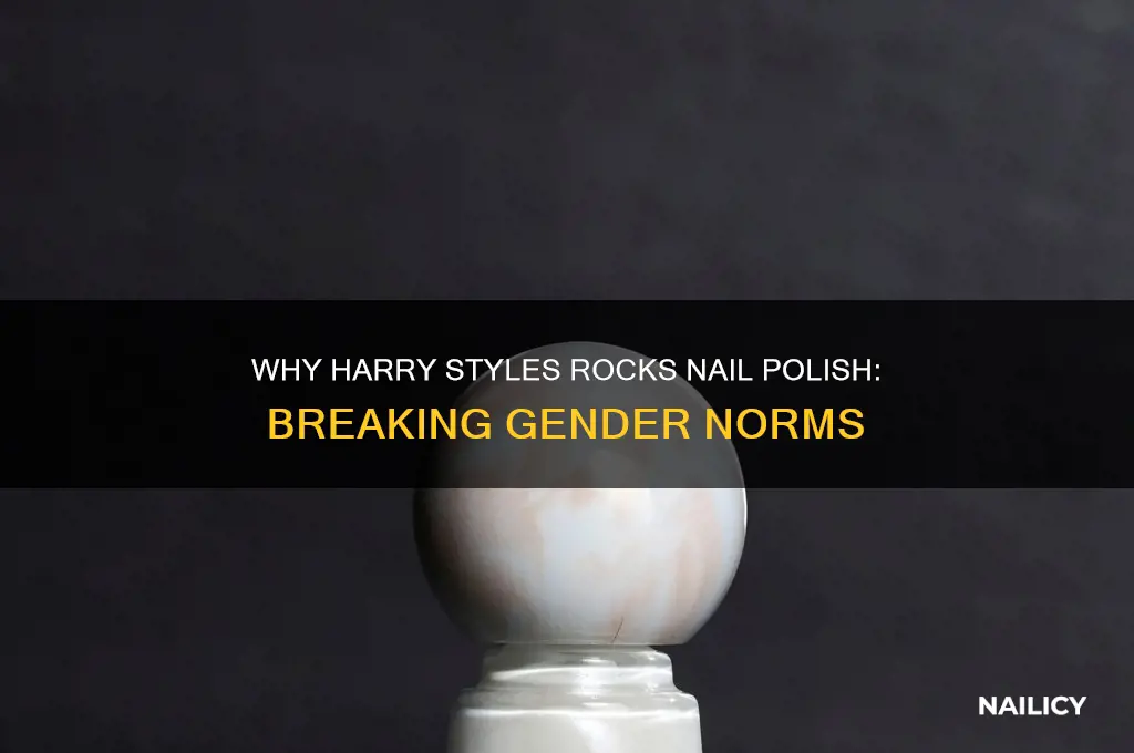 why does harry styles use nail polish