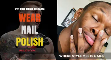 Israel Adesanya's Nail Polish: Unveiling the Bold Statement Behind the Gloss