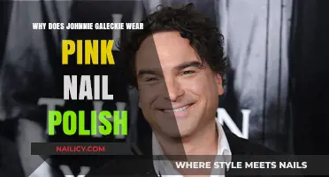 Why Does Johnny Galecki Wear Pink Nail Polish? The Story