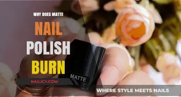 Why Matte Nail Polish Burns: Uncovering the Surprising Chemical Reaction