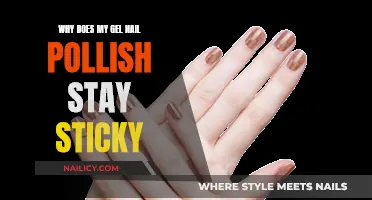 Gel Nail Polish: Tacky Finish, What's the Deal?
