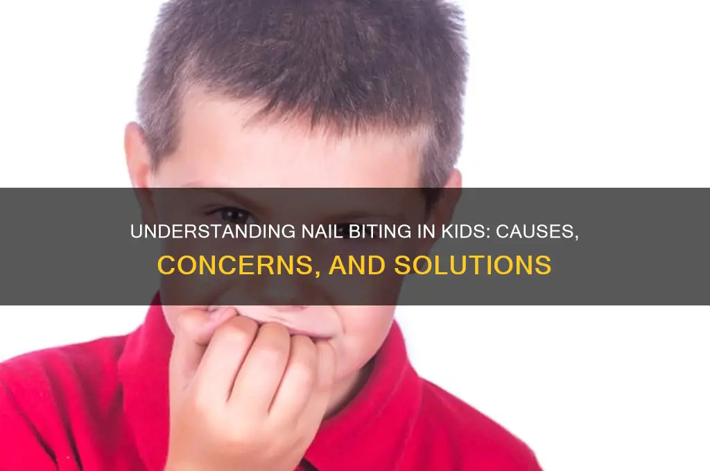 why does my kid bite his nails