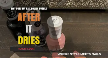 Why Nail Polish Bubbles After Drying: Causes and Solutions