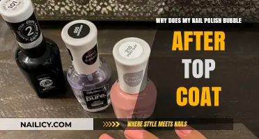 Why Nail Polish Bubbles After Top Coat: Causes and Solutions
