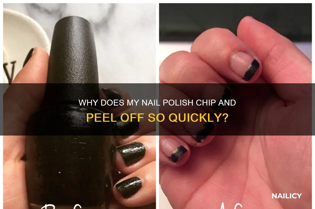 why does my nail polish fall off