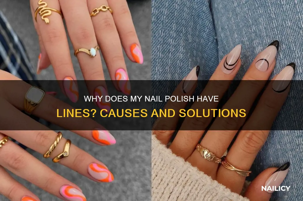 why does my nail polish have lines