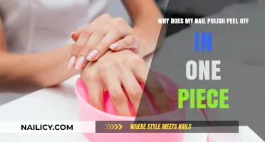 Why Nail Polish Peels Off in One Piece: Causes and Fixes