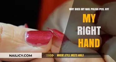 Why Does My Nail Polish Peel Off My Right Hand?