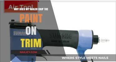 How to Avoid Chipping Paint with a Nailer