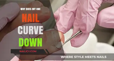 Curved Nail Concerns: Understanding Why One Nail Curves Downward