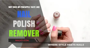 Pineapple's Sour Taste: Why Does It Remind Me of Nail Polish Remover?