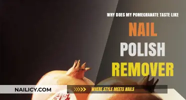 Pomegranate Taste: Why Nail Polish Remover?
