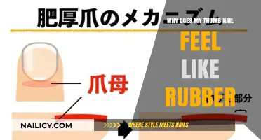 Why Does My Thumb Nail Feel Like Rubber? Causes and Solutions