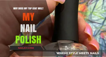 Why Top Coat Melts Nail Polish: Causes and Solutions