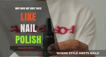 Why Your Vape Tastes Like Nail Polish: Causes and Fixes