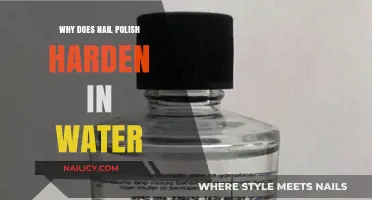Why Nail Polish Hardens in Water: Unraveling the Chemistry Behind It