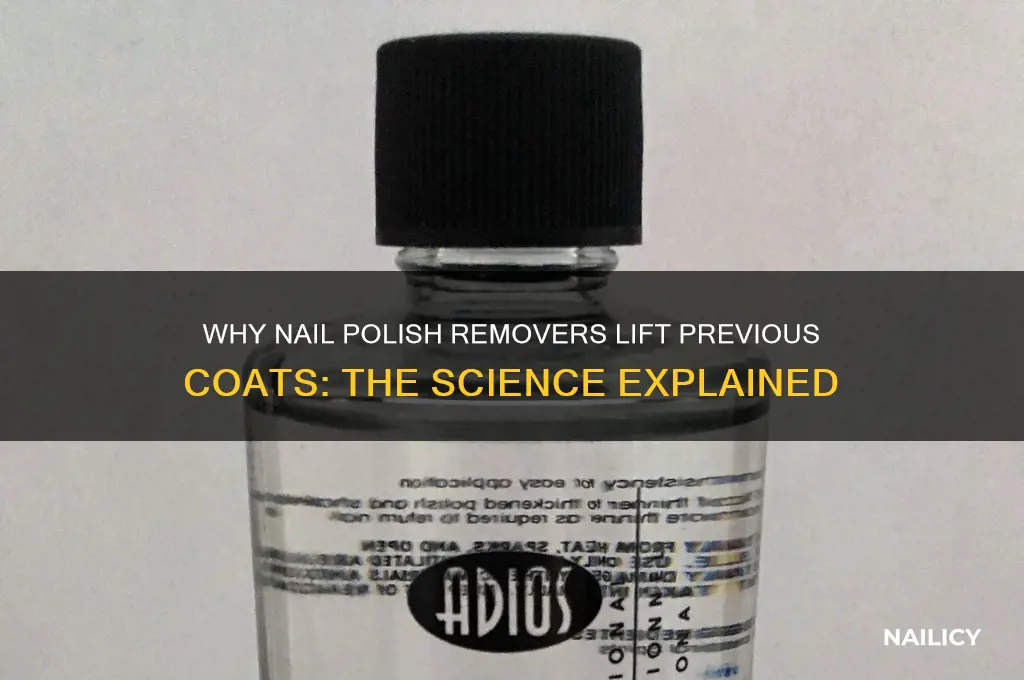 why does nailpolish take off other nail polish