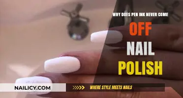 Why Pen Ink Stains Resist Nail Polish Removal: The Science Explained