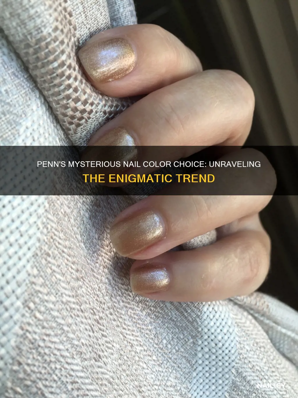 why does penn color 1 finger nail