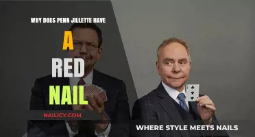 Penn Jillette's Red Nail: The Surprising Story Behind His Signature Look
