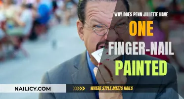 Penn Jillette's Fingernail: A Unique, Powerful Statement