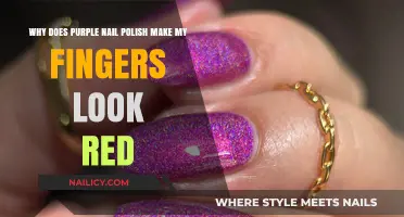 Why Purple Nail Polish Can Make Fingers Appear Red: Explained