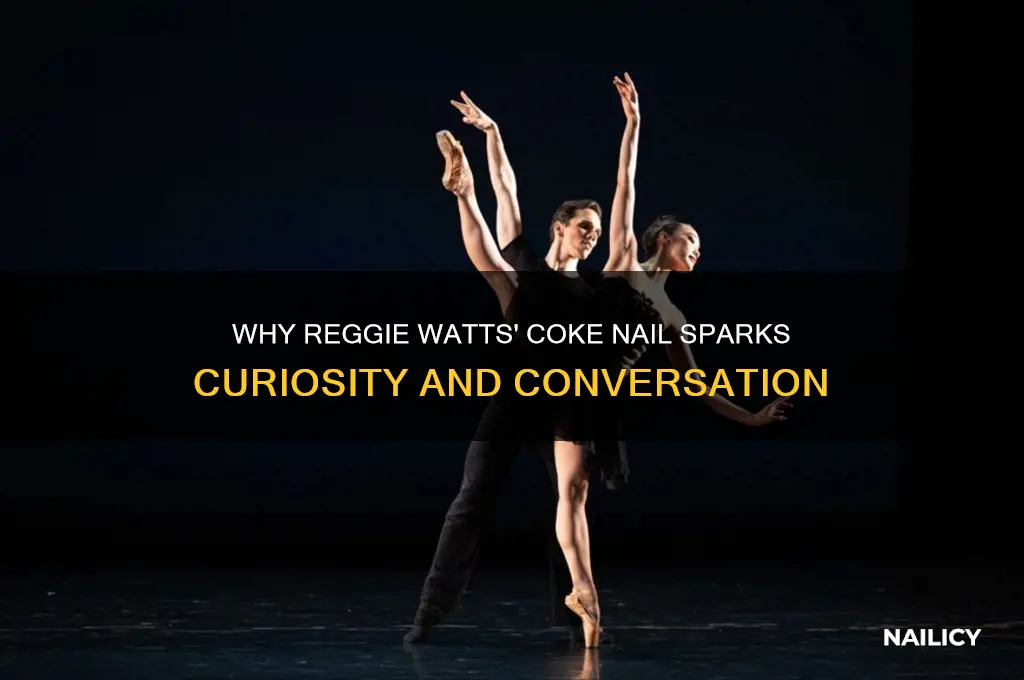 why does reggie watts have a coke nail