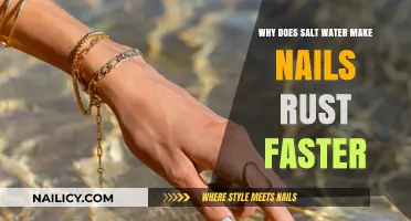 Saltwater's Role in Accelerating Nail Rust: A Chemical Breakdown