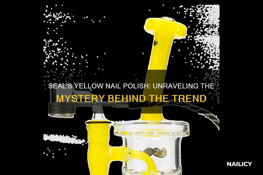 why does seal wear yellow nail polish