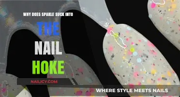 Why Sparkle Sucks into Nail Holes: Unraveling the Mystery