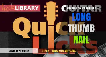 The Secret Behind Zakk Wylde's Long Thumb Nail