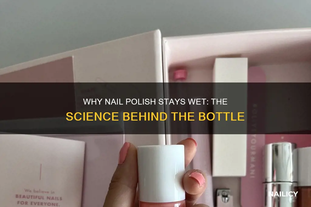 why doesnt nail polish dry in the bottle