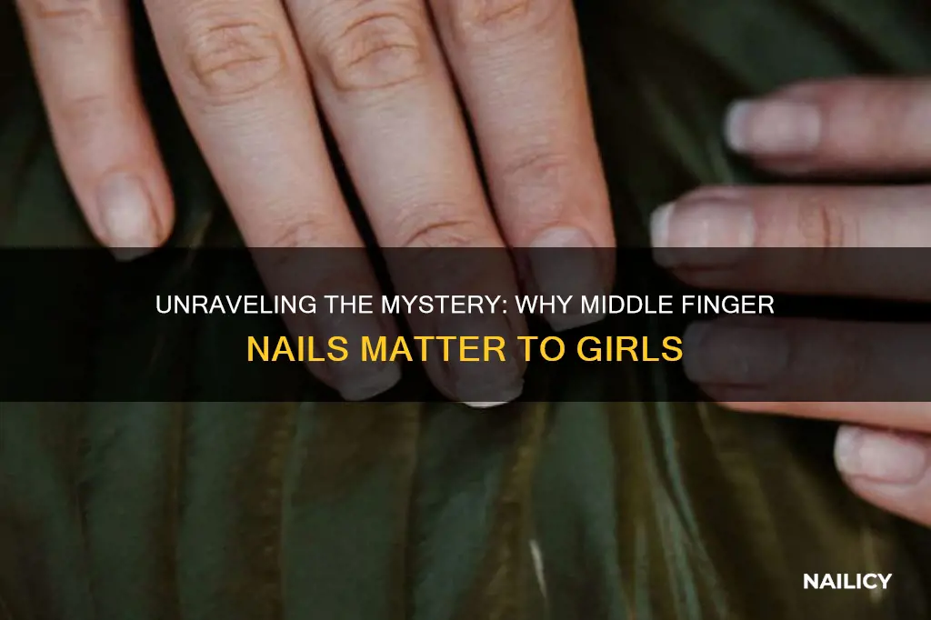 why girl cut middle finger nail