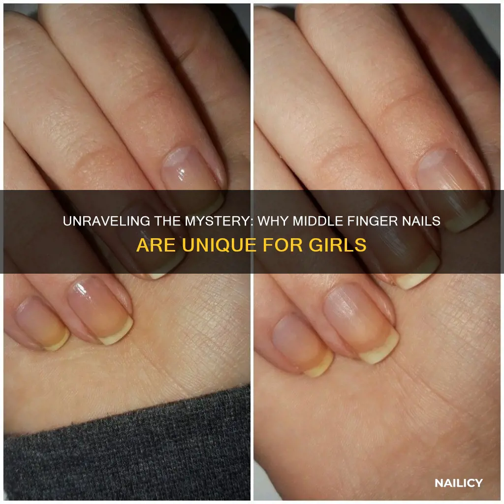 why girls dont have nail of middle finger