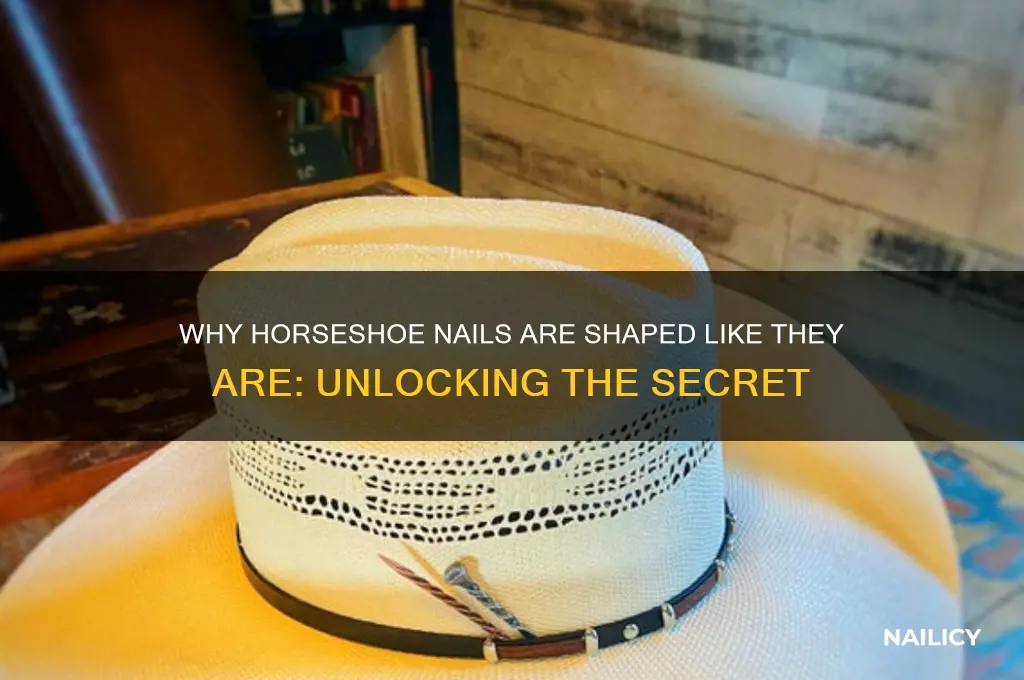 why horseshoe nail shapw