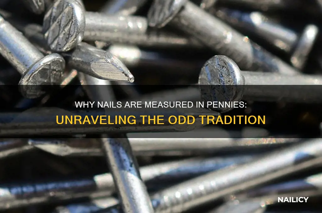why is a nail measured in pennies