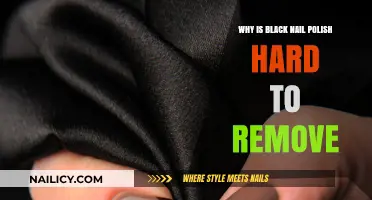 Black Nail Polish: Stubborn Stain, Easy Fix?